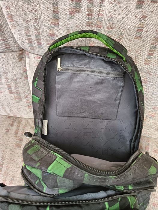 Plecak ST.Right z padem, czarno zielony klasa 1-3