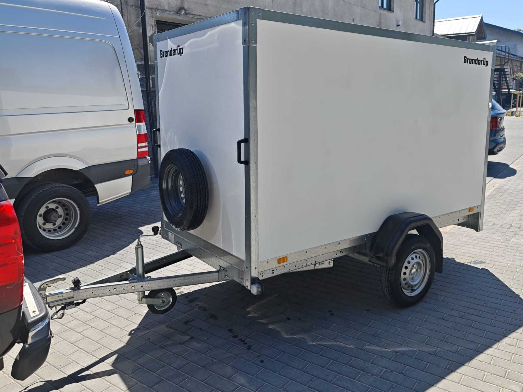 Brenderup Nowa przyczepa cargo z rampą 750kg, motocykle, kosiarki