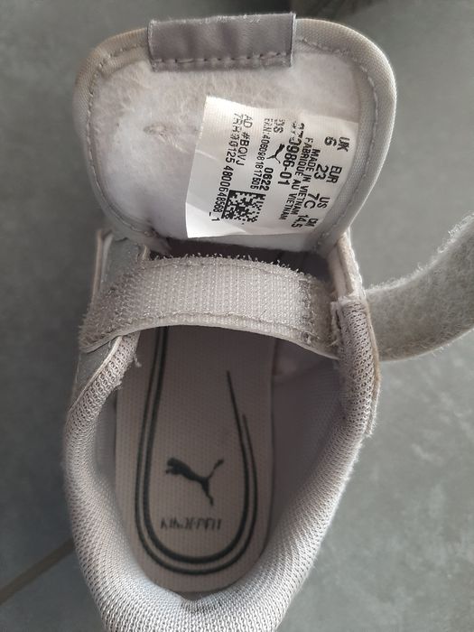 Buciki Puma r.26 STAN BDB srebrne adidasy
