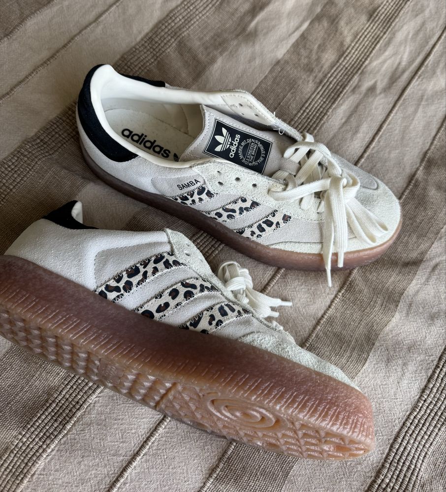 Adidas Samba Off White Leopard Оригінал!