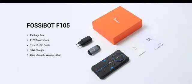 Смартфон Oukitel Fossibot F105 Blue 4/64Gb аккумулятор 10300mAh Global