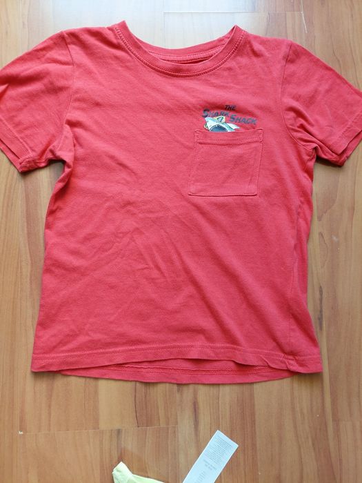 Zestaw/komplet 7 szt t-shirt koszulka na krótki rękaw 122