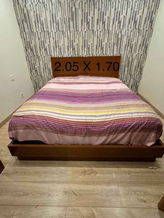 Cama  Casal +2 Cabeceiras + Camiseiro