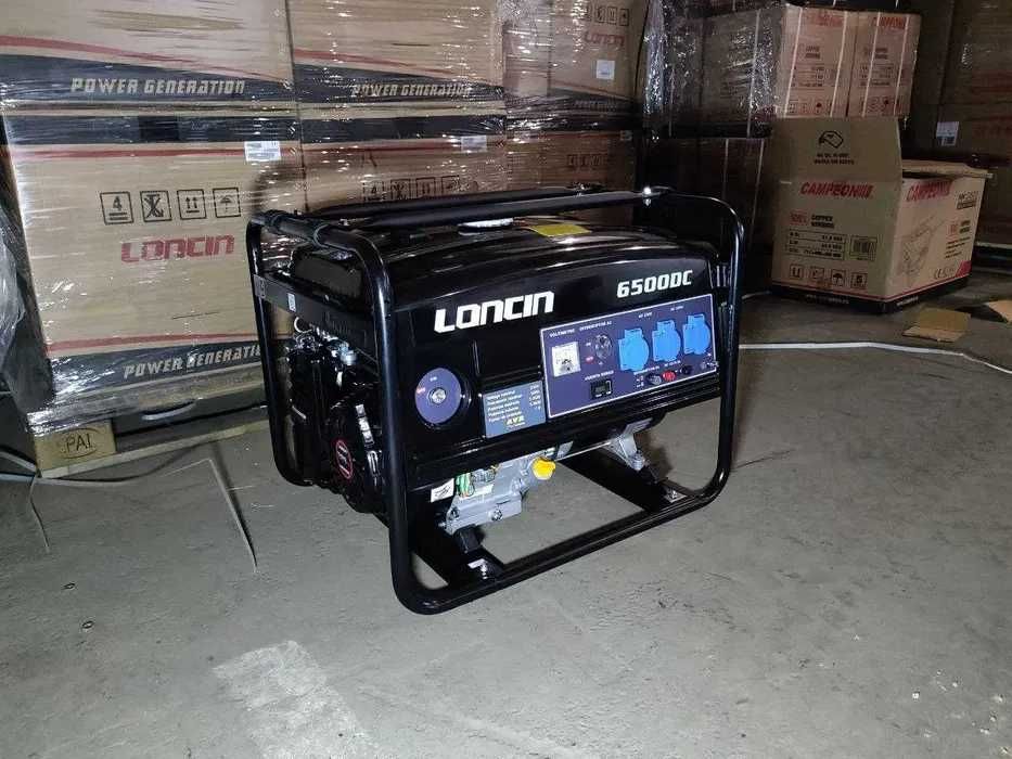 Генератор Loncin LC 6500DC 5.5kW ручний стартер. Опт та роздріб.