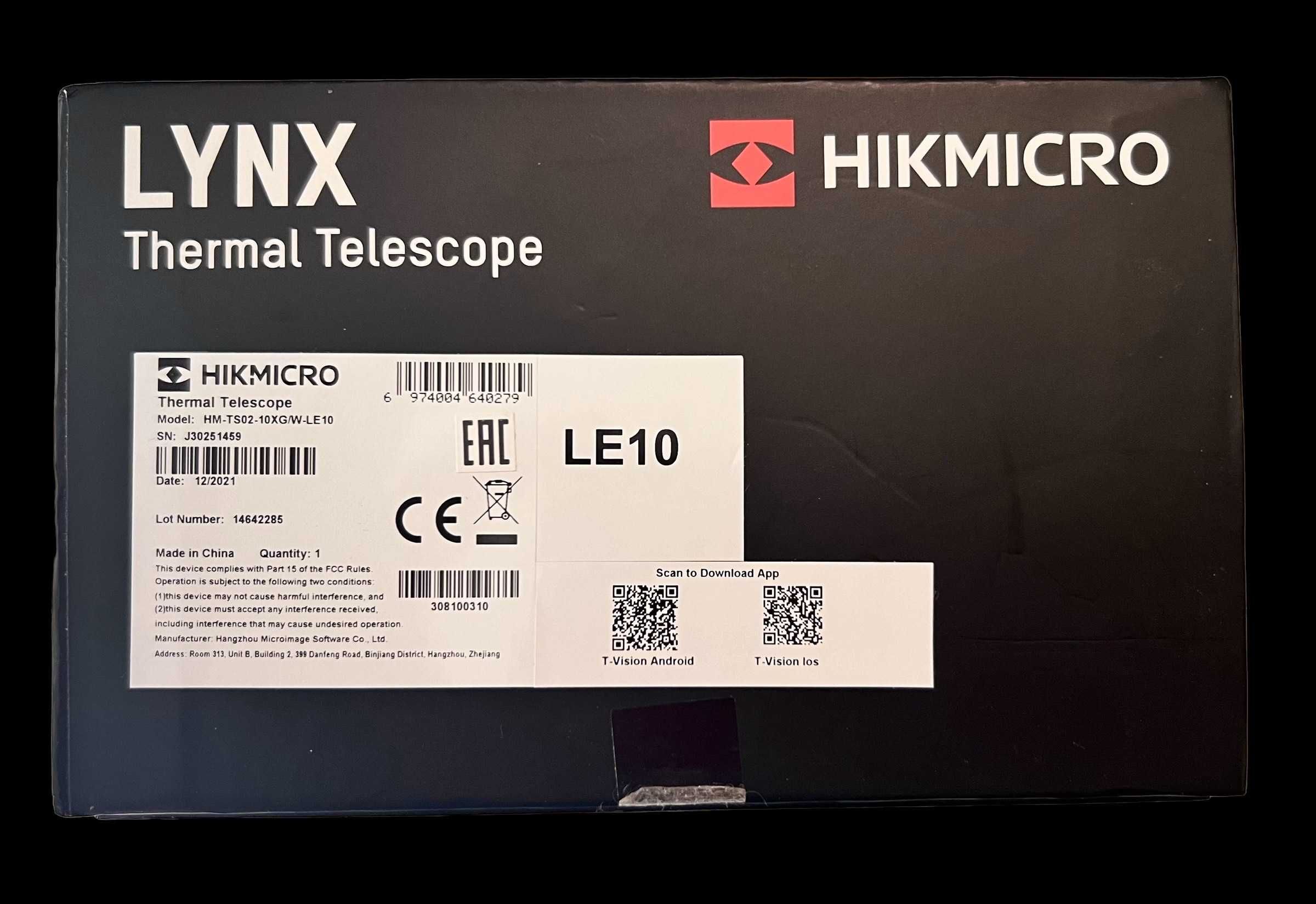 Тепловізор HikMicro Lynx Pro LE10