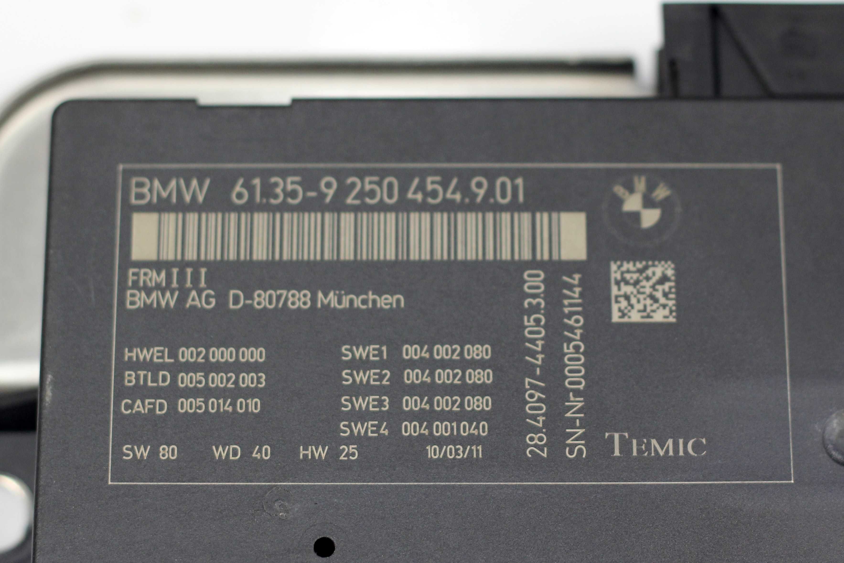 Moduł sterownik świateł FRM III BMW F10 F11
