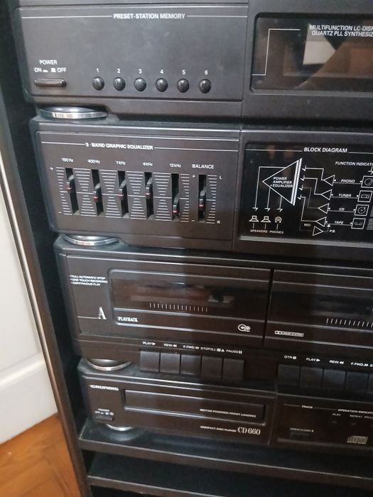 Aparelhagem Grundig, especificamente o modelo CC 660.