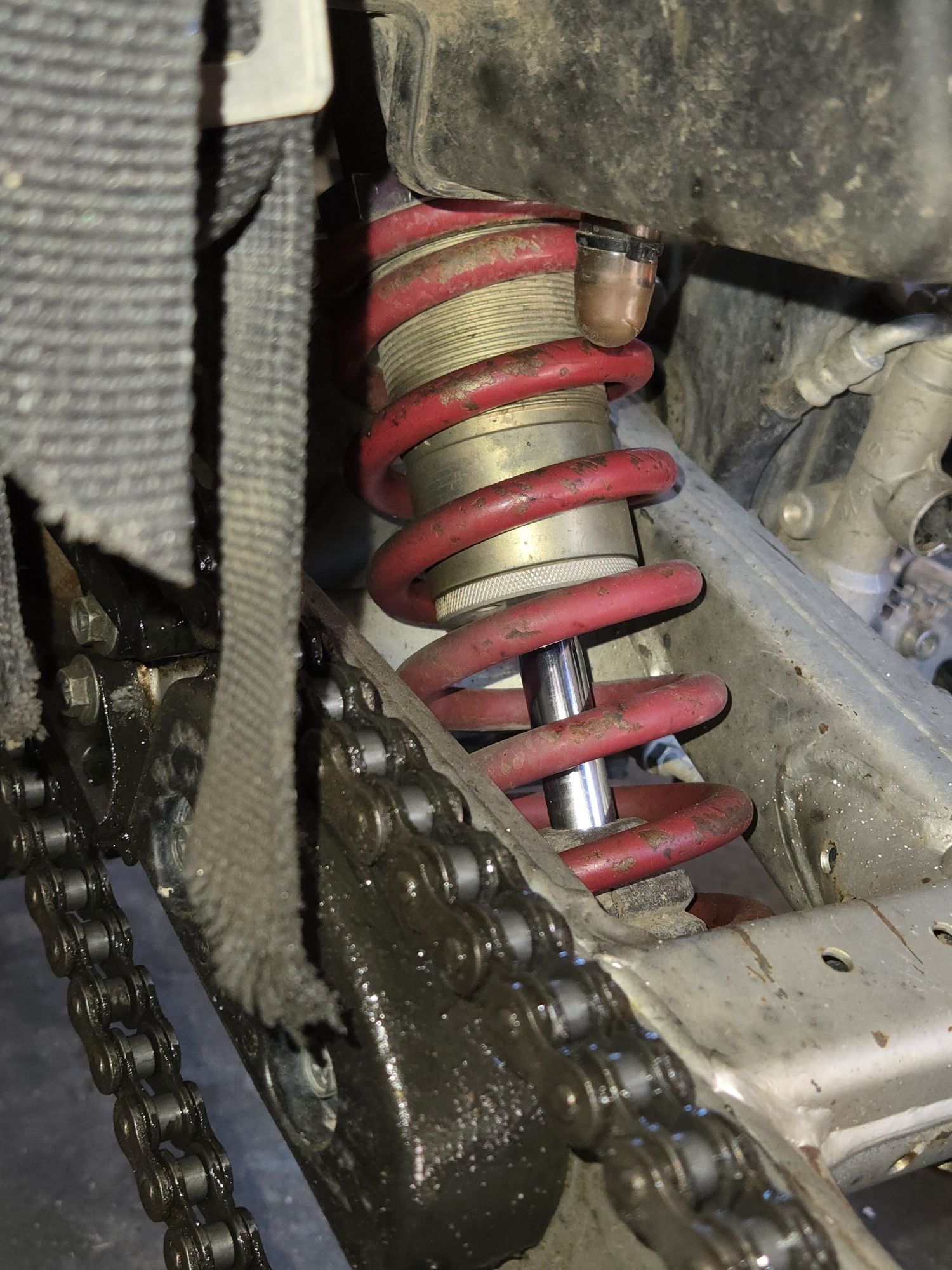Suspensão e braços suzuki ltr 450