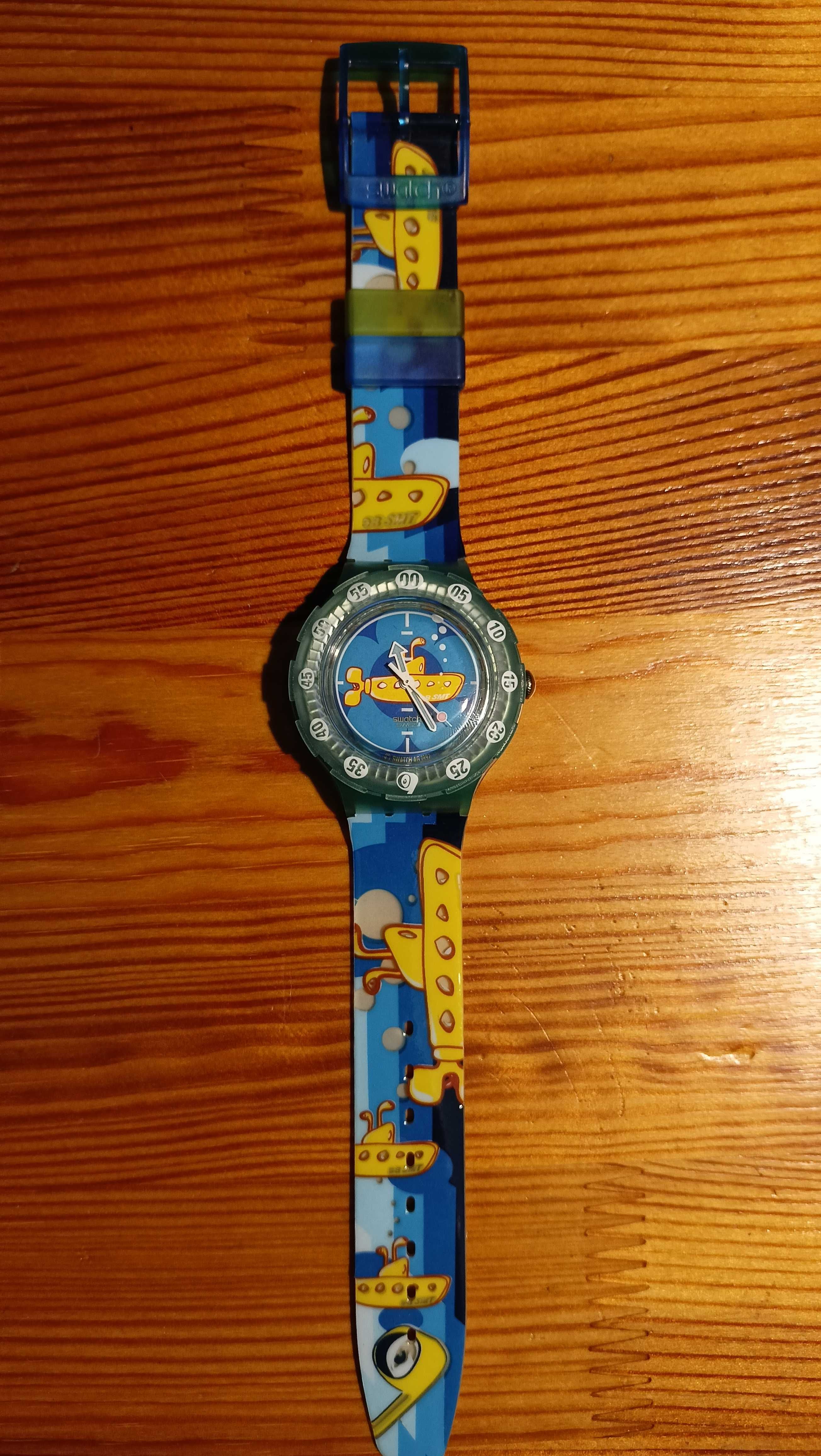 Swatch Yellow Submarine The Beatles Scuba Swiss Made