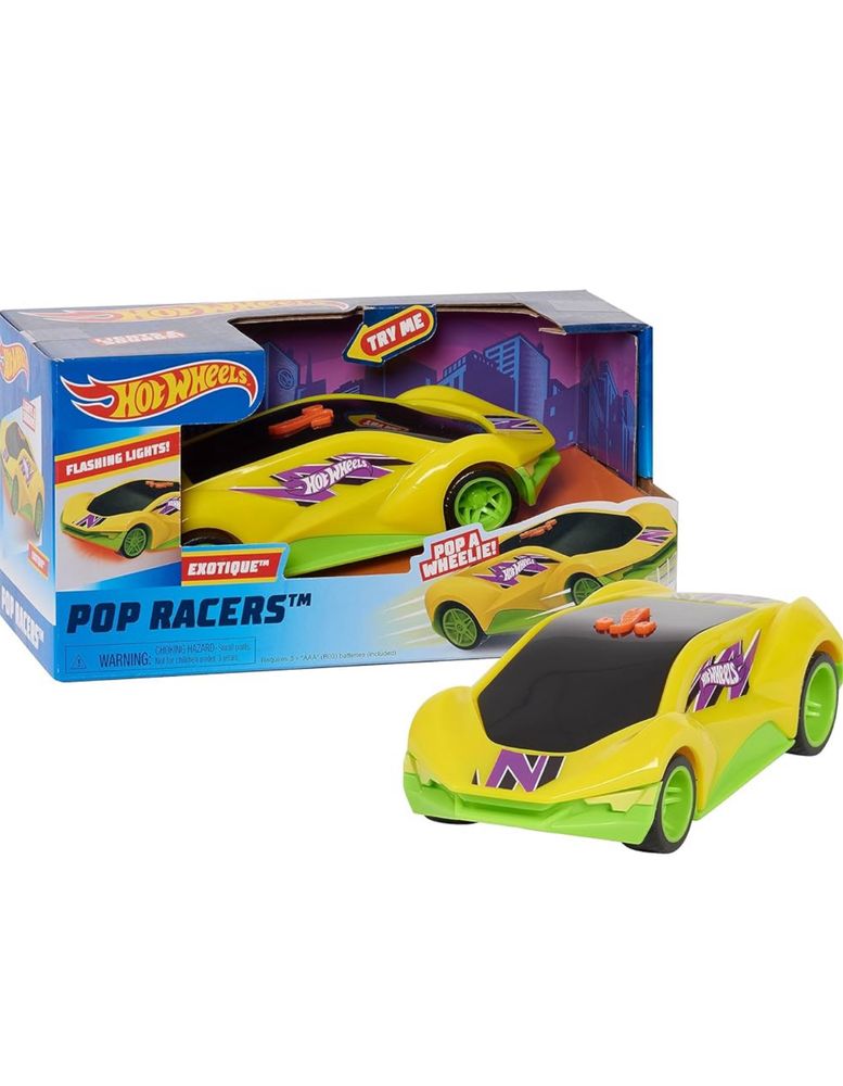 Машинка Hot Wheels Pop Racers, машина Hot Wheels