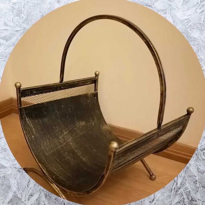 Дровница кованая декоративная.