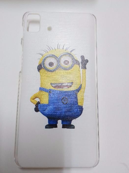 Capa protetora telemóvel BQ Aquaris E 4.5 Minions (nova)