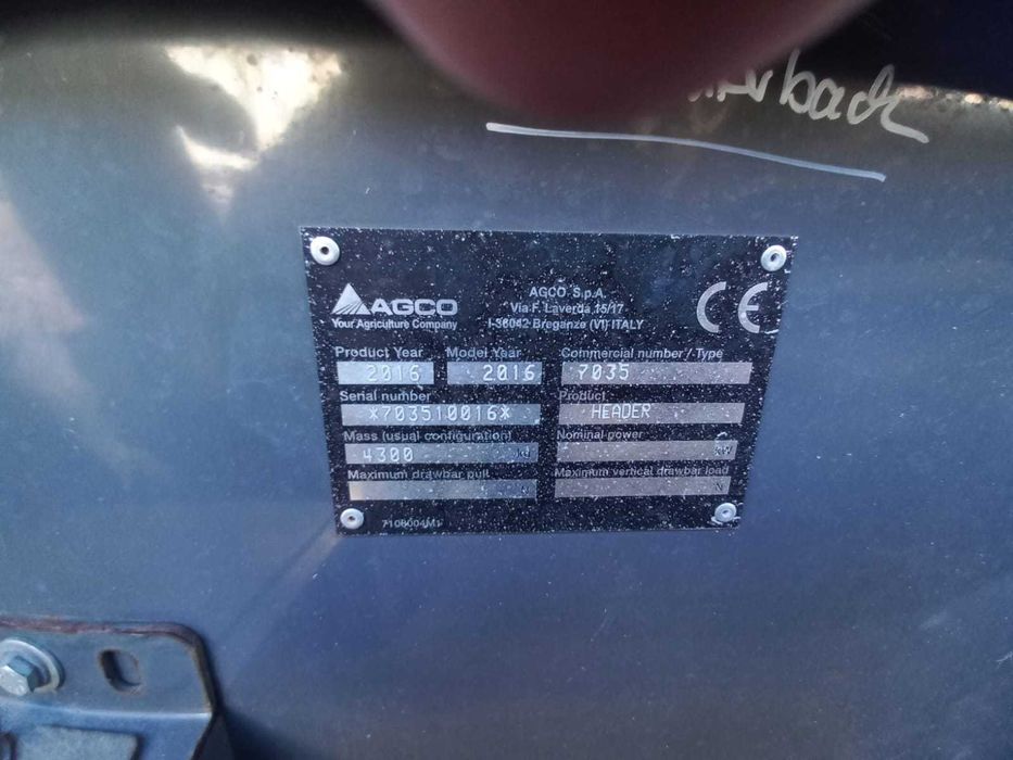 Heder zbożowy Fendt