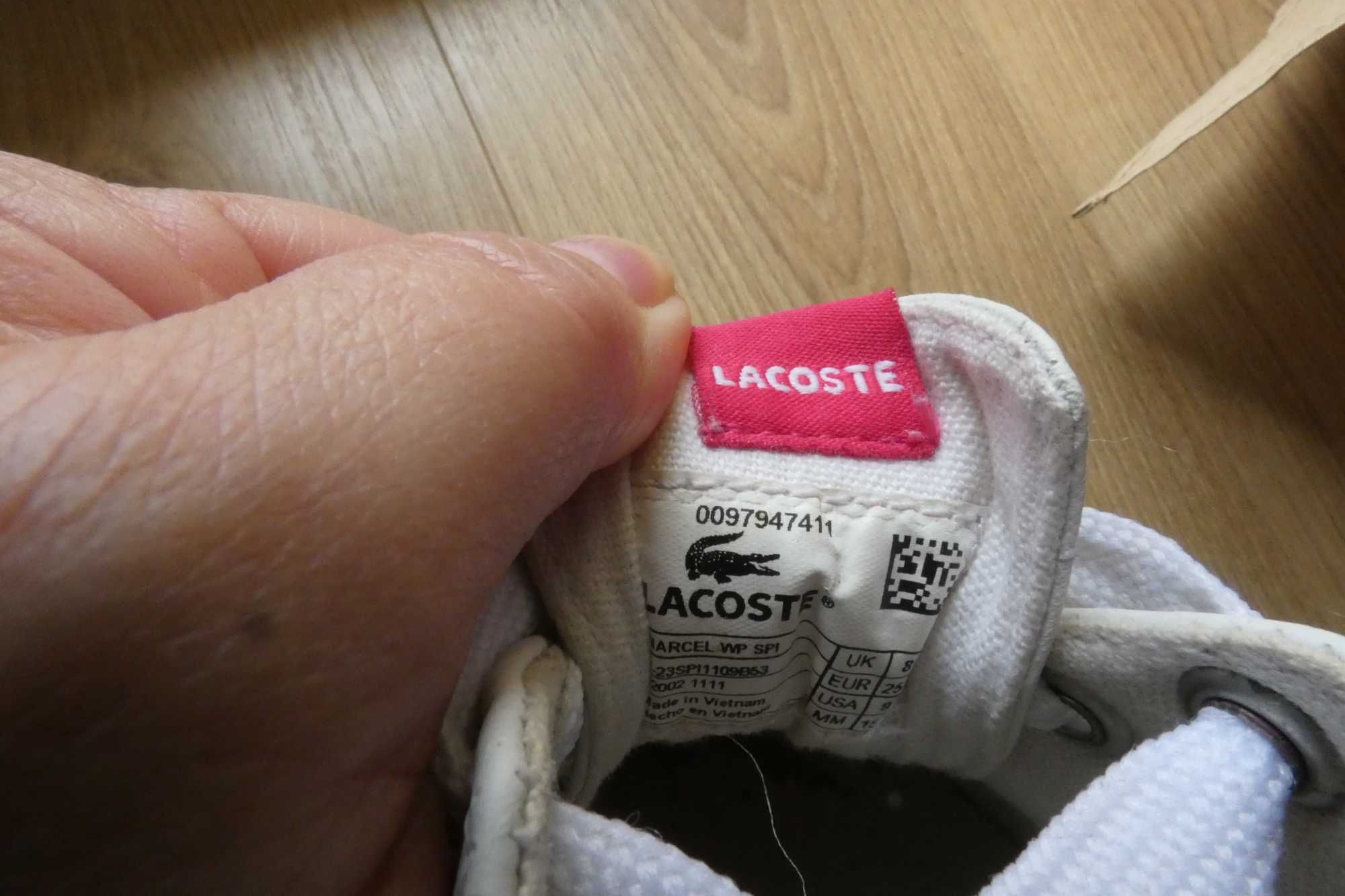 Lacoste buty dziewczęce 25