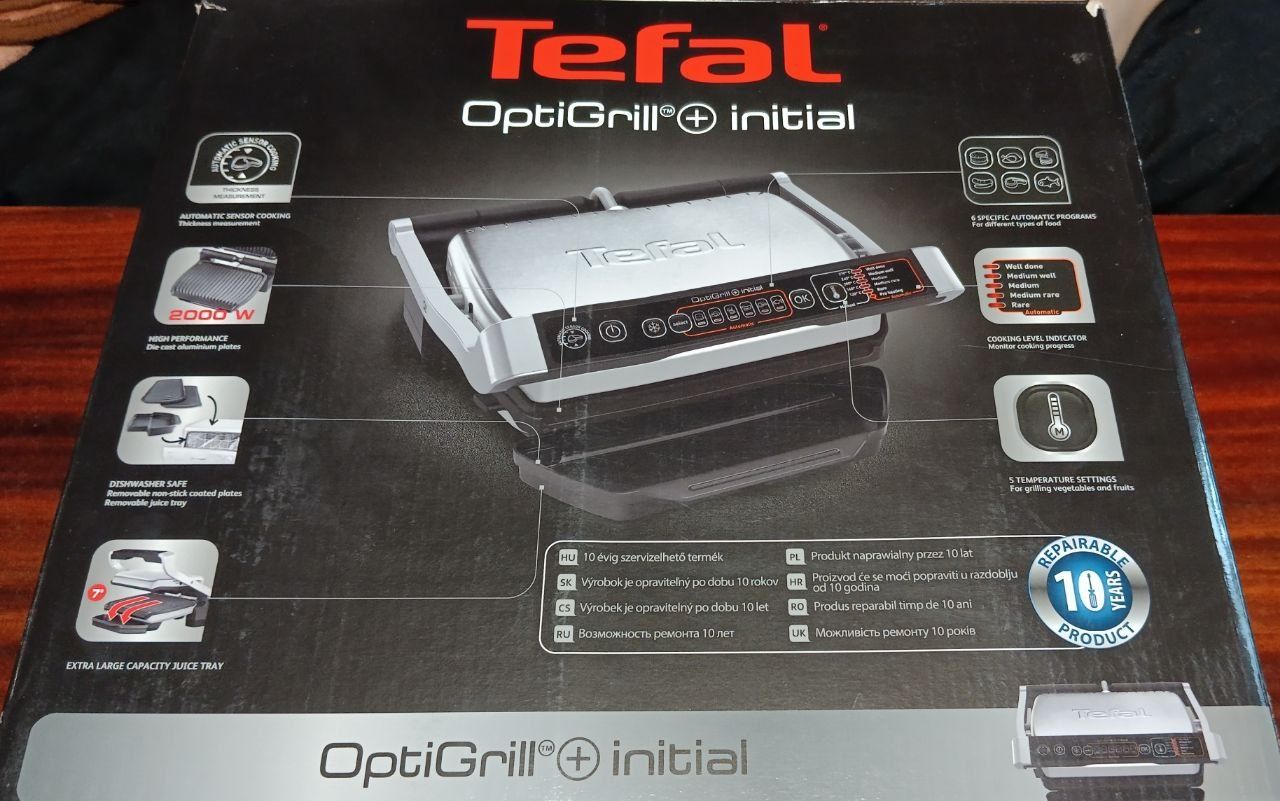 Tefal OptiGrill + initial