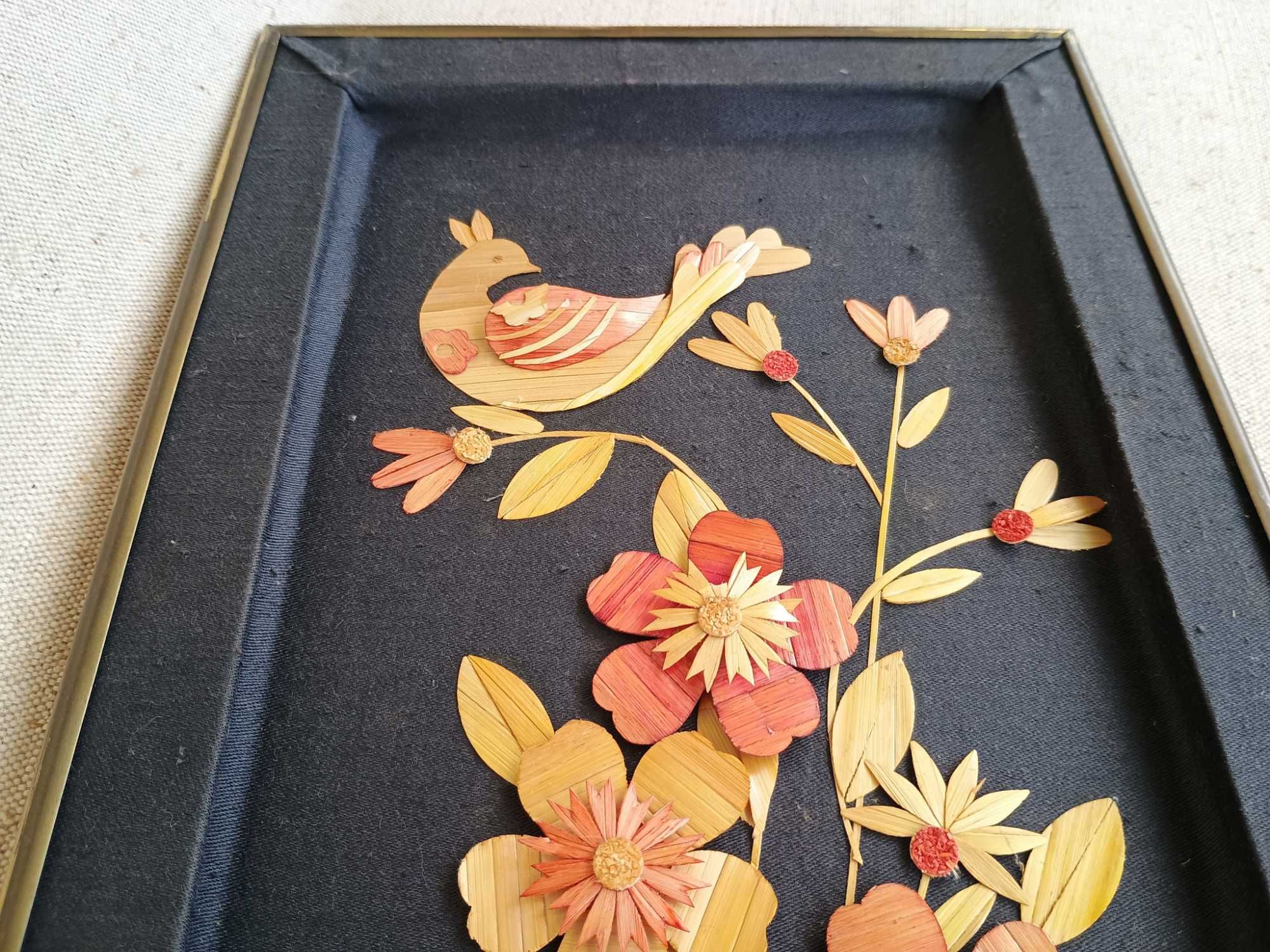 Панно из соломки Зозуля, СССР