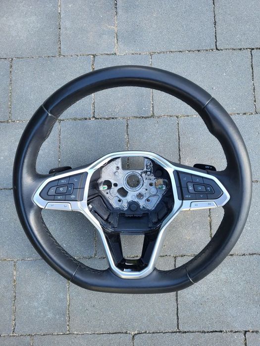 KIEROWNICA SKÓRA ŁOPATKI POLO VI PASSAT B8 TAIGO T-ROC
