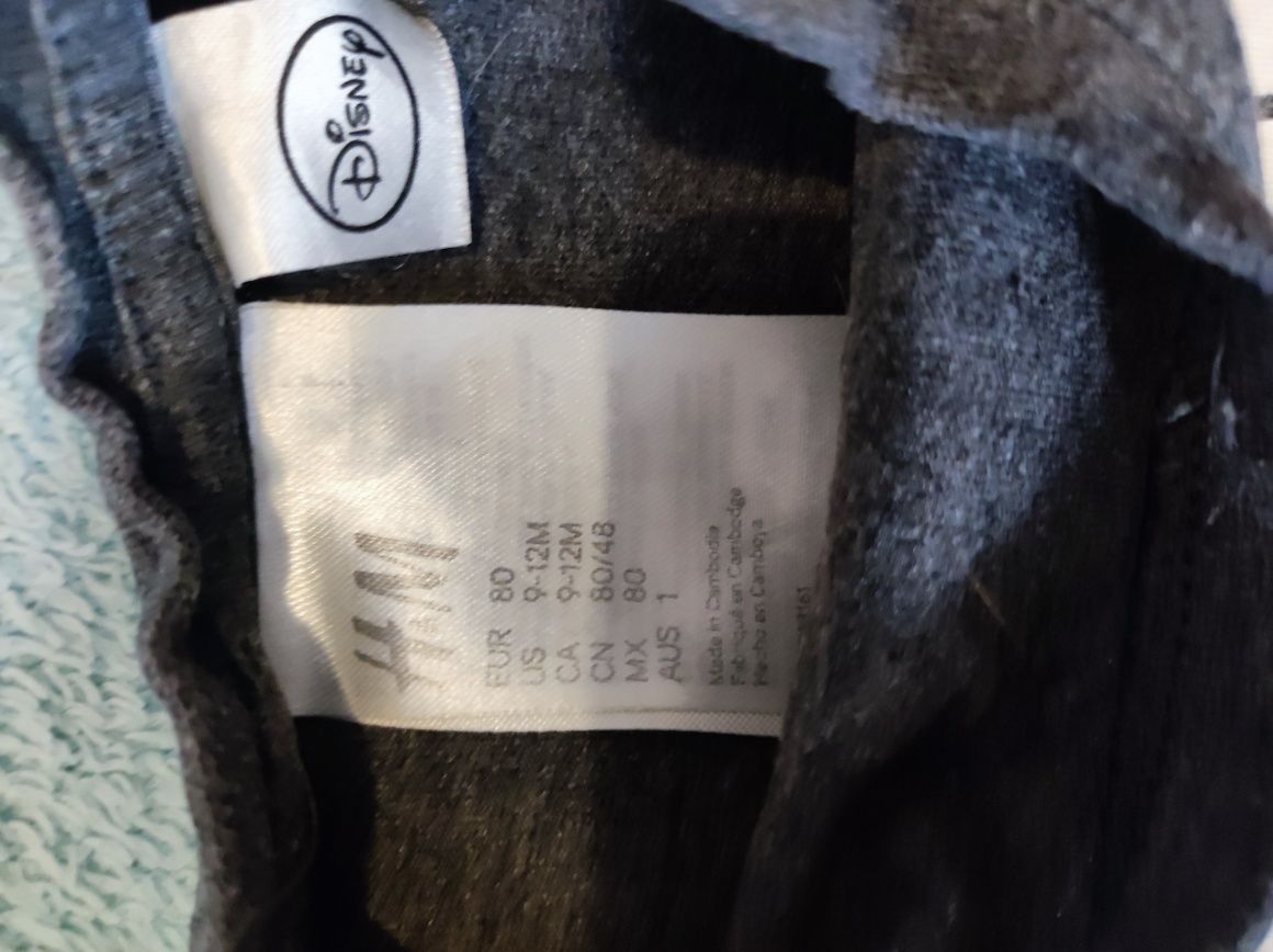 Rampers niemowlęcy, piżamka,Ubranka H&M r80