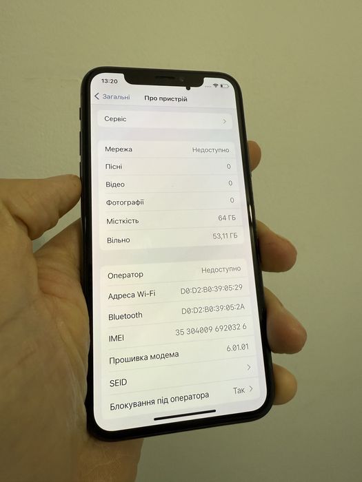 Apple Iphone x 64gb. 92% батарея