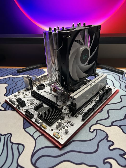 Комплект ryzen 5 5500 + soyo b450m + 16gb ddr4