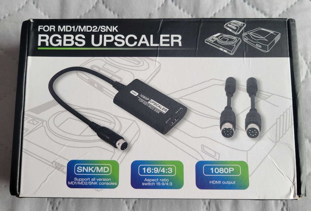 Bitfunx HDMI Converter do SEGA Mega Drive/Genesis, SNK Neo Geo - 1080p