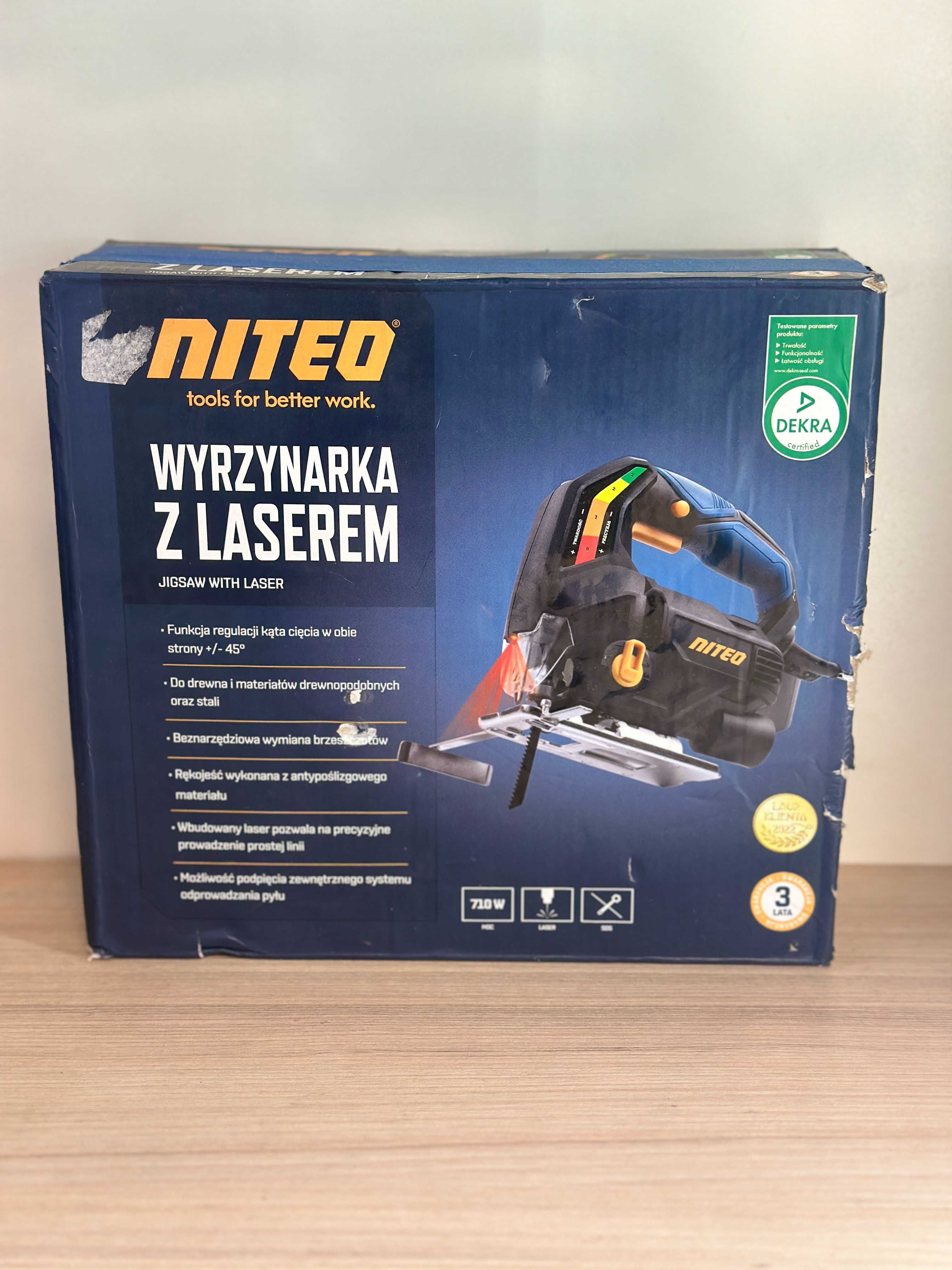 Wyrzynarka Niteo Tools 710 W zasilanie sieciowe