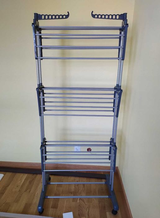 Mocna XXL Suszarka Na Pranie Na Ubrania Stojąca Pionowa Na Balkon