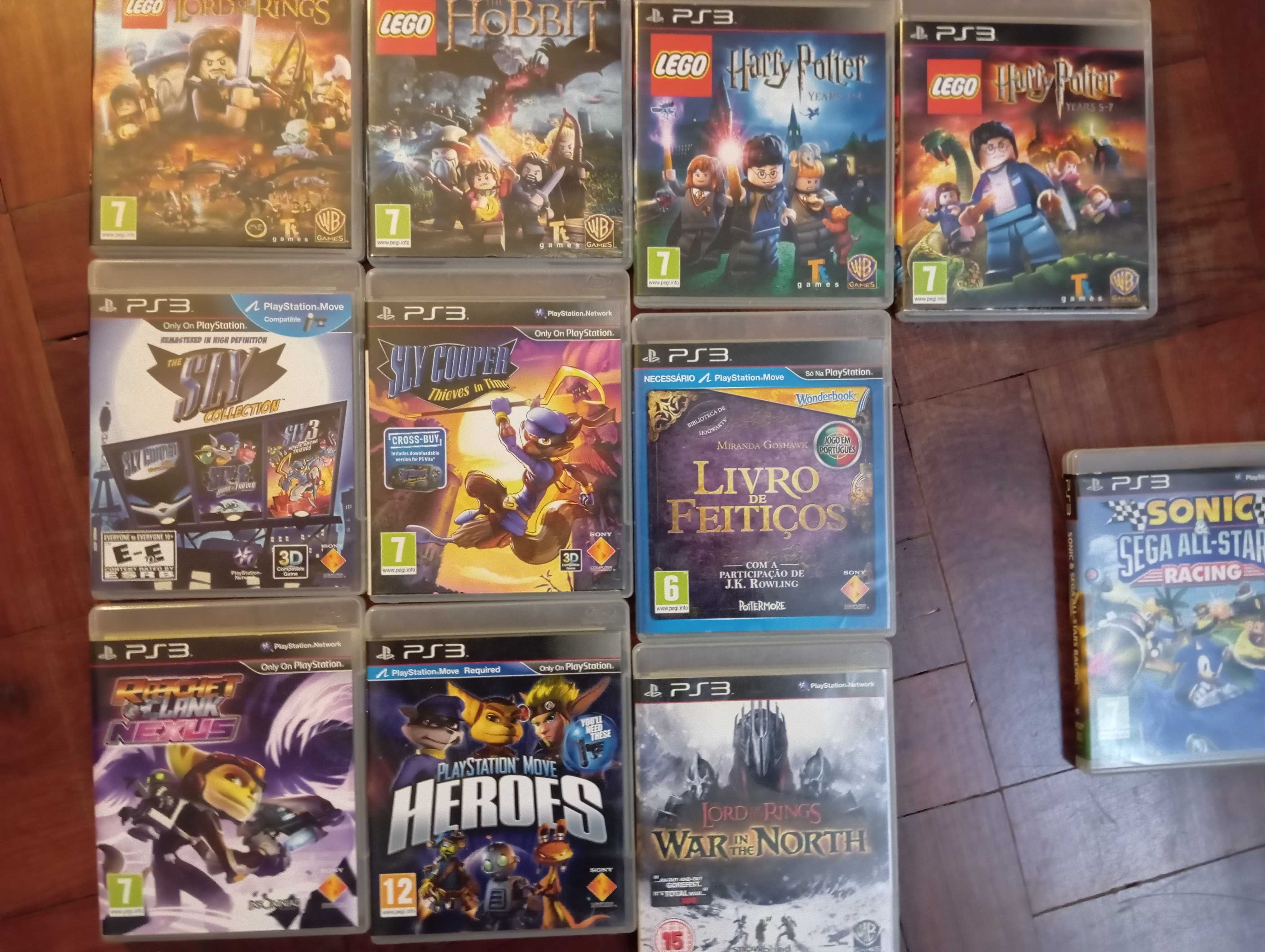 Jogos PS3 - Vendidos individualmente (Preço indicativo da média)