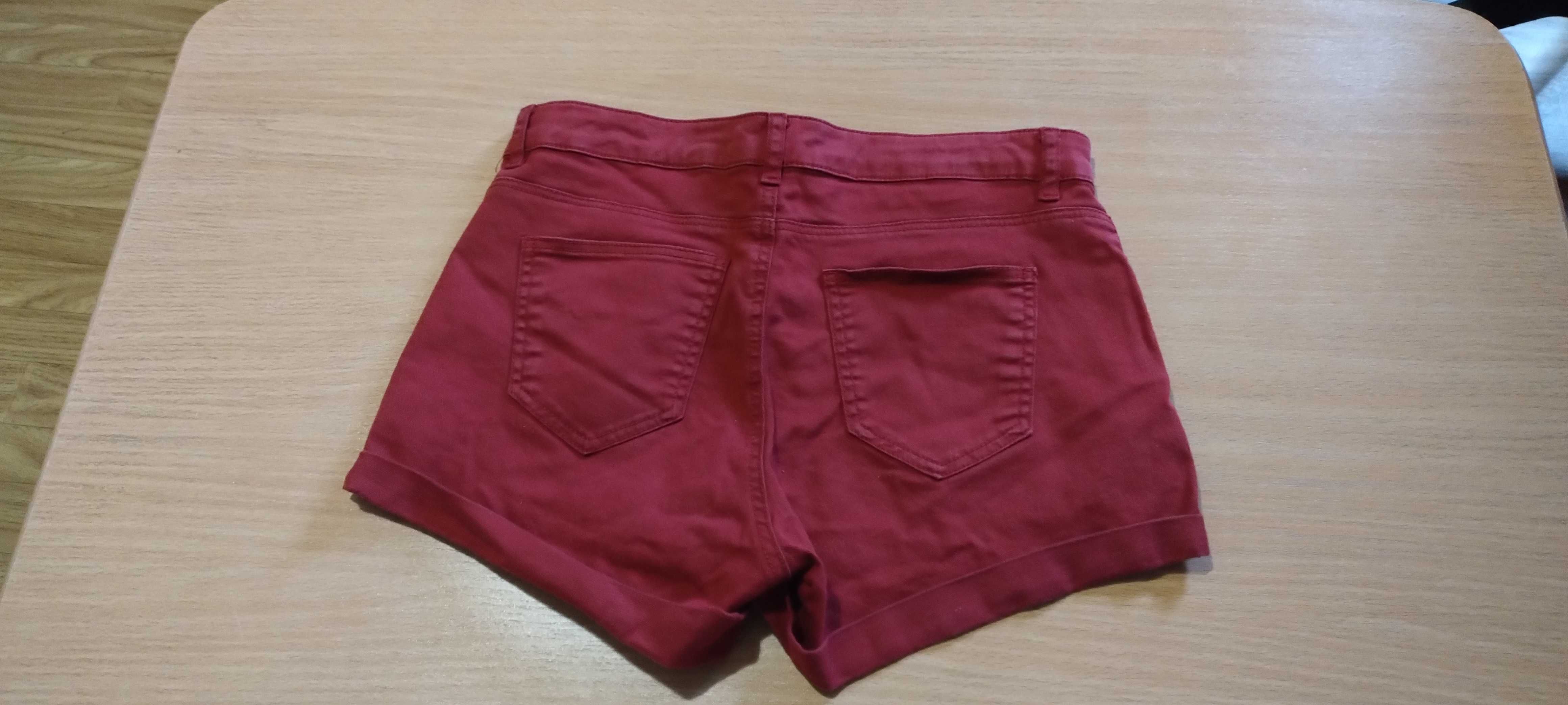 Spodenki burgundowe H&M