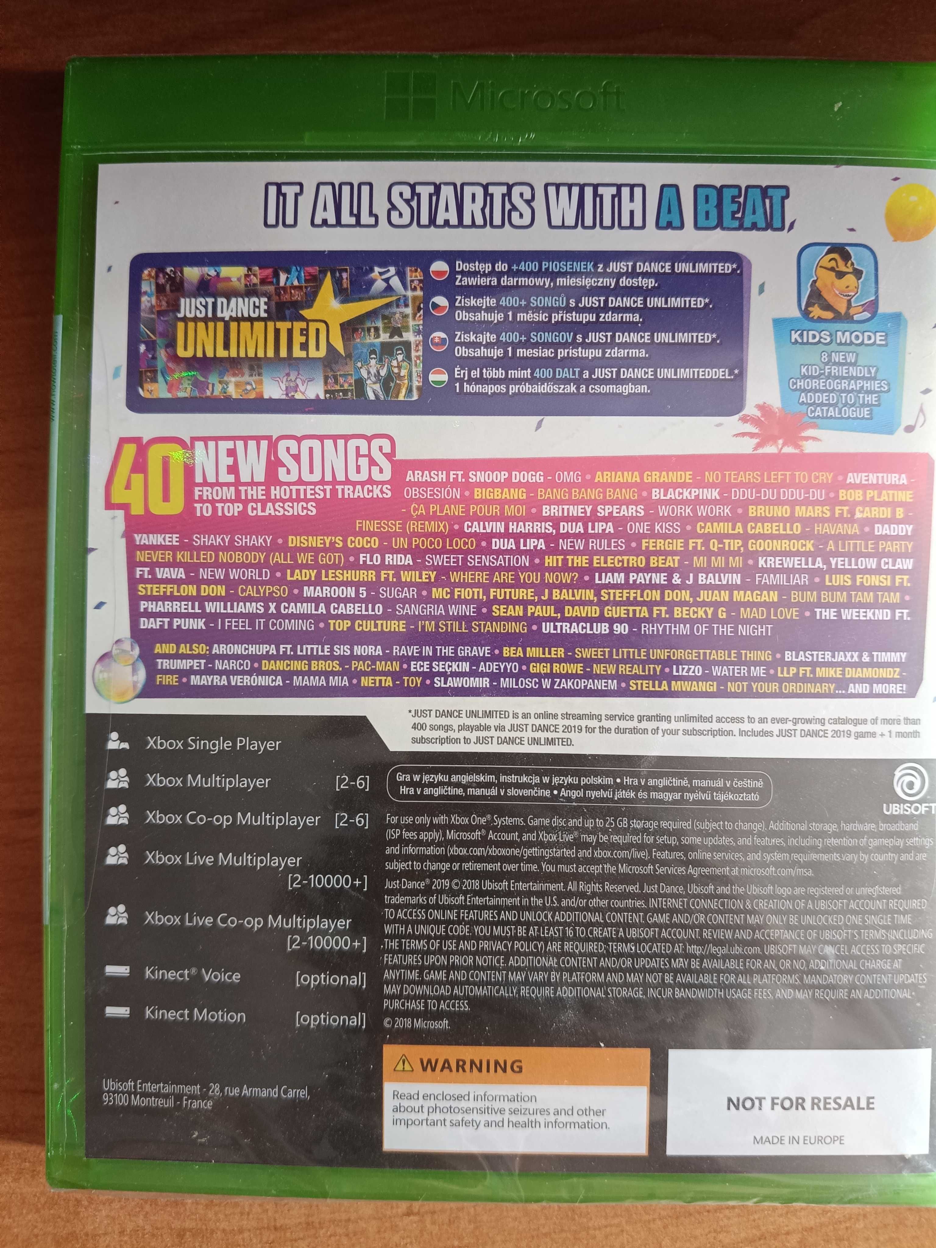 Just Dance 2019 "Nowa w fojli" "Opis"
