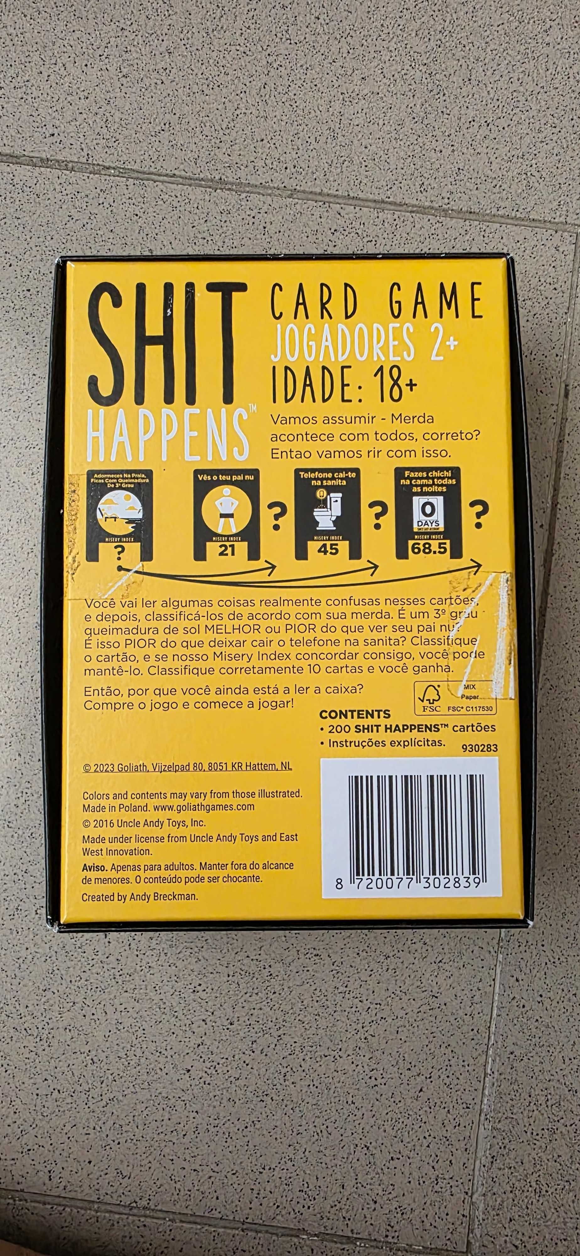 Shit Happens - Jogo de Cartas