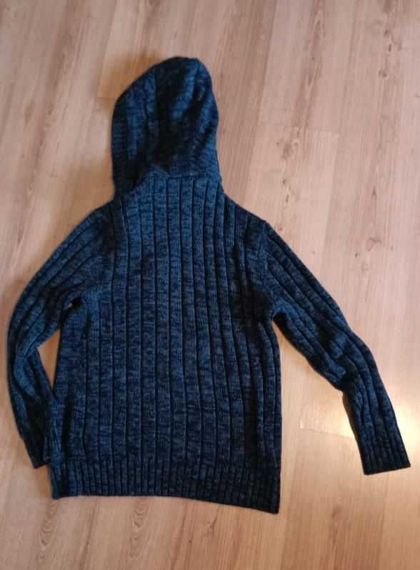 sweter męski z kapturem, r. M