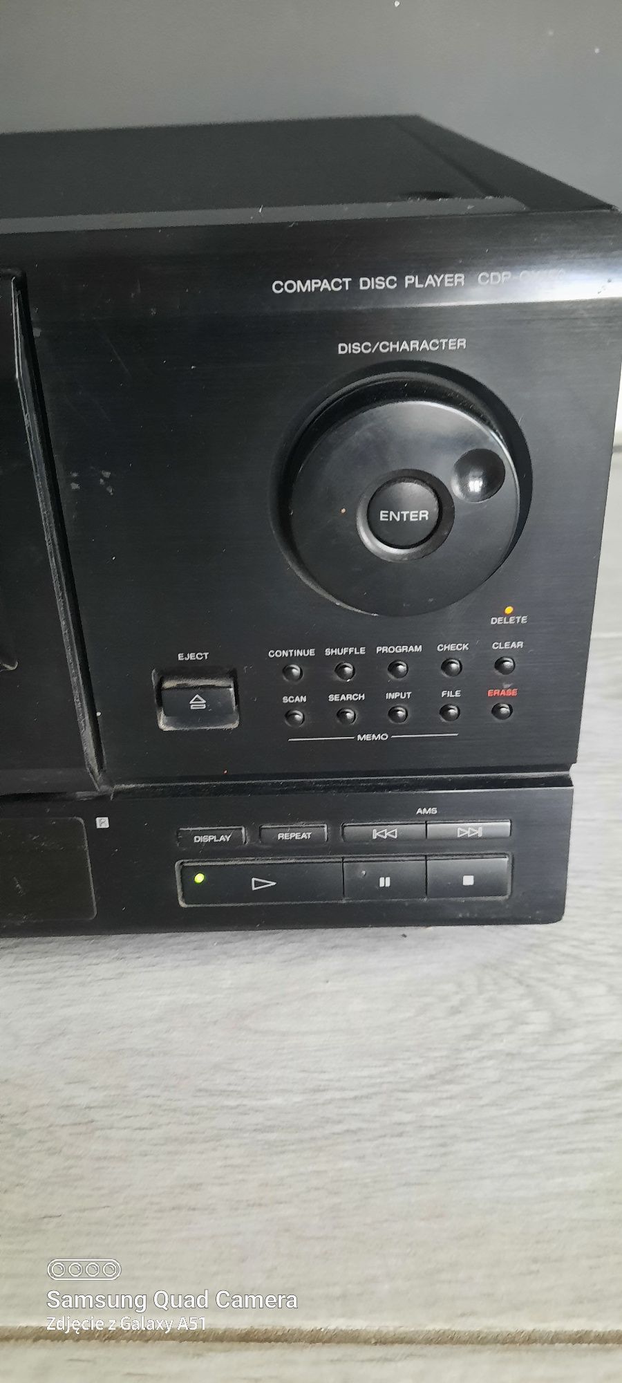 SONY CDP-CX153 zmieniarka CD na 100 płyt