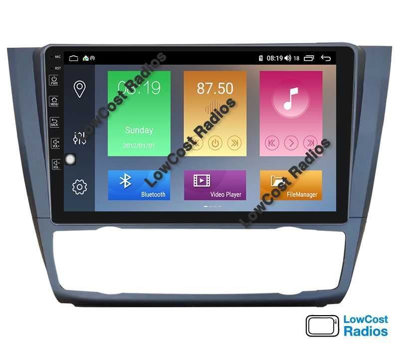 (NOVOS - 2025) Rádio 2DIN BMW Série 1 (E81 E82 E87 E88) Android • WIFI