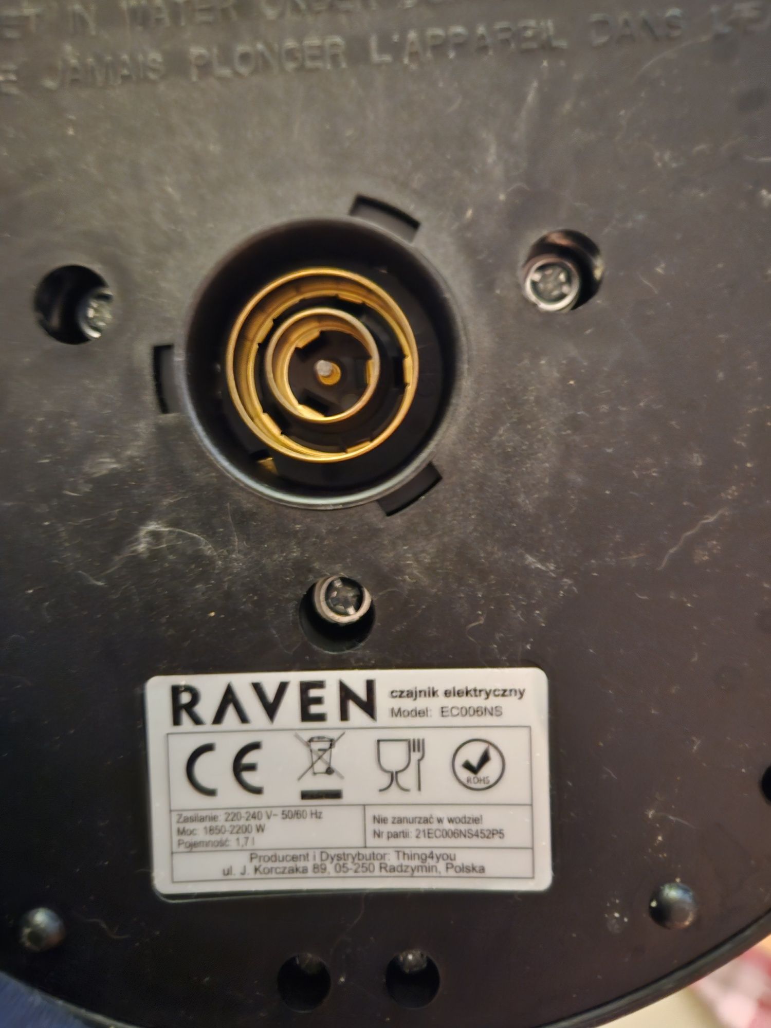 Czajnik Raven EC027C 1,7l 2200W