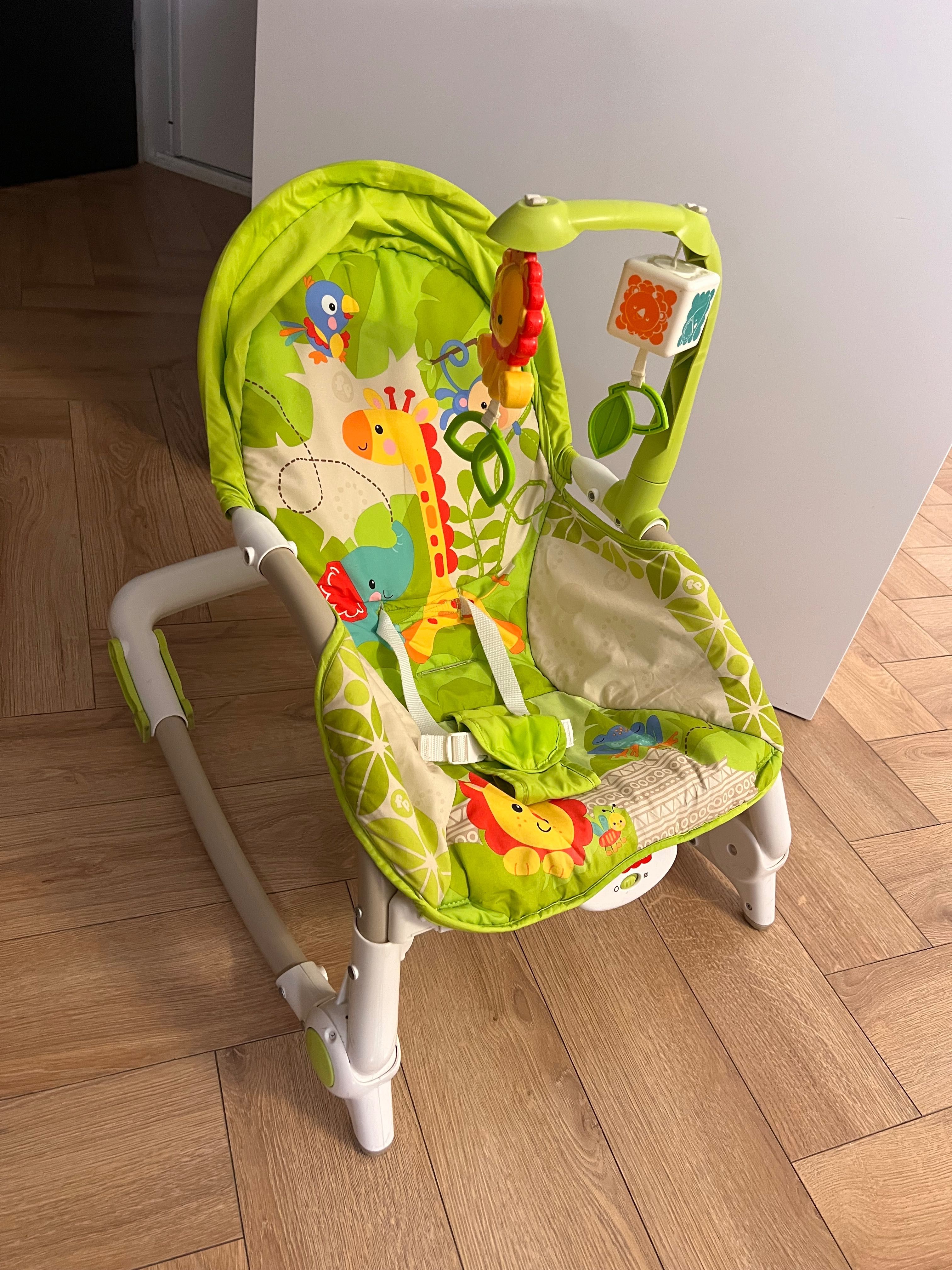 Leżaczek bujaczek fisher price stan bdb