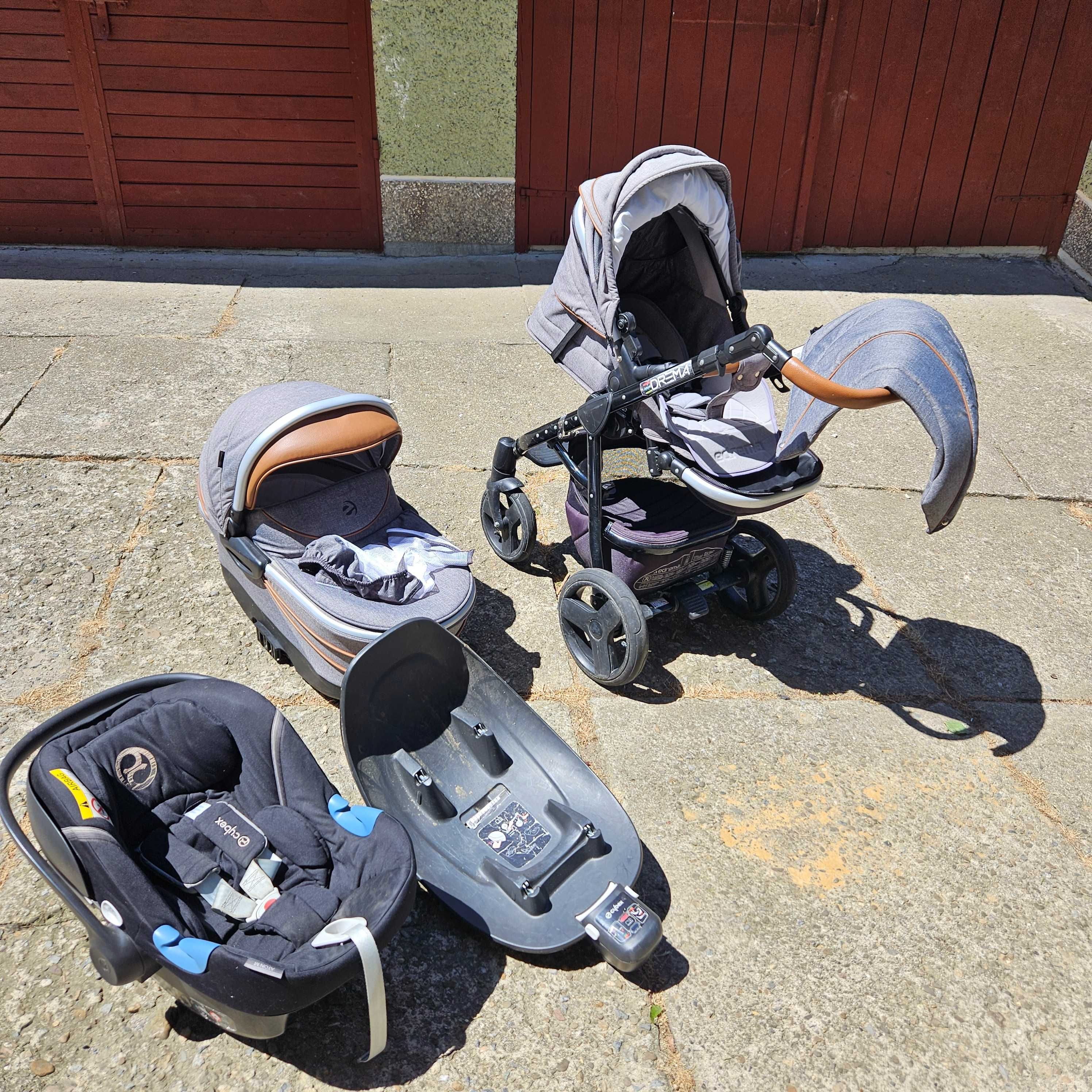 Wózek 2w1 plus fotelik z bazą marki Cybex