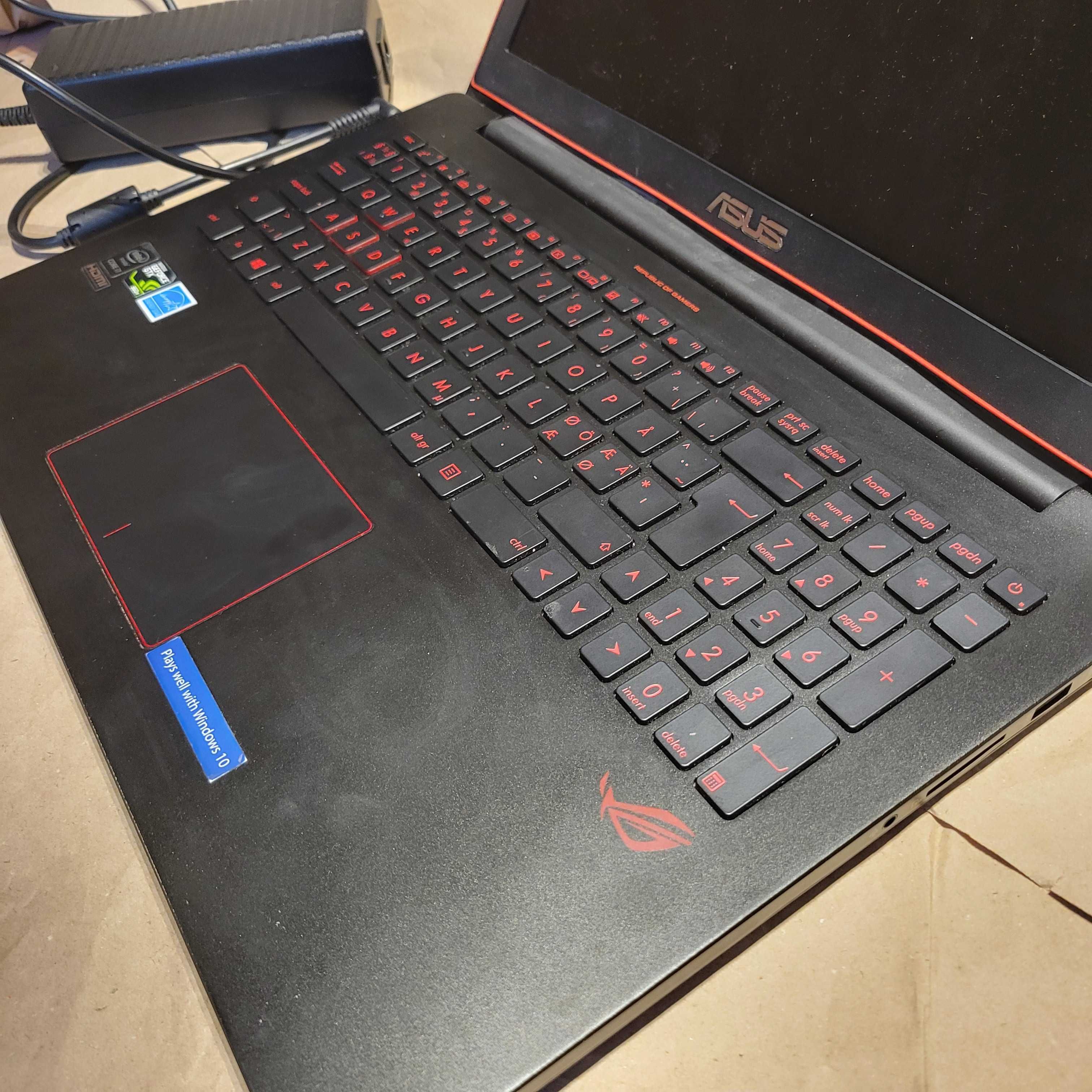 Asus ROG i7-4720hq gtx 960 4gb Ram 8 ssd m2 nvme 128 ноутбук G501J