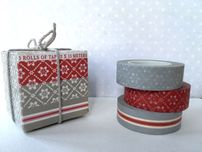 Komplet 3 sztuk taśma papierowa washi tape Green Gate