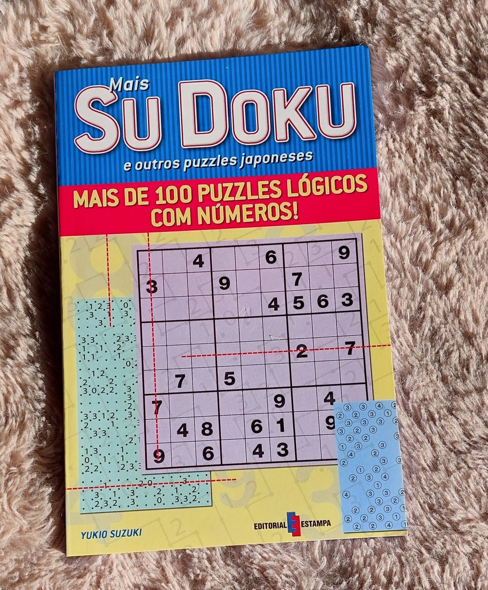 Livro Sudoku e outros jogos japoneses