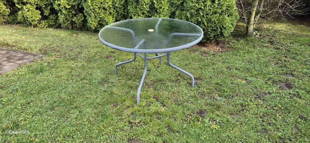 Stolik ogrodowy szklany