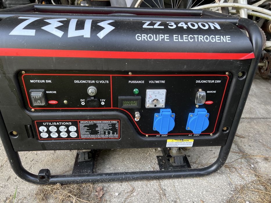 Agregat prądotwórczy generator prądu Zeus 2700 W Domac
