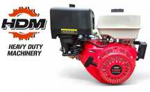 Silnik spalinowy HDM 15KM GX 420 GE250A 4-suw rozrusznik wał 1"-25,4mm