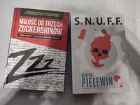 Zestaw książek Wiktor Pielewin SNUFF i miłość do trzech Zuckerbrinów