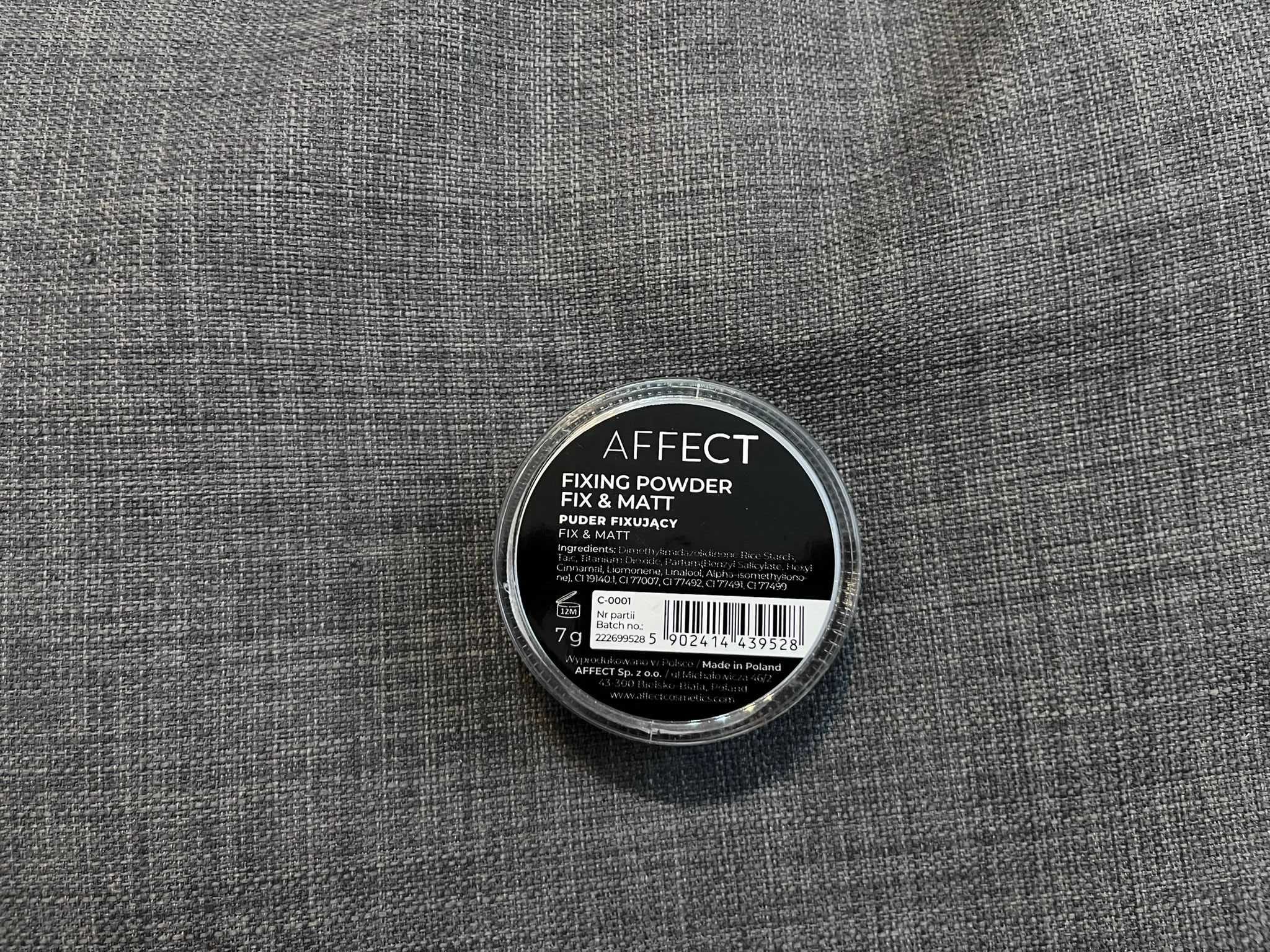 Affect Fix & Matt matujący utrwalający puder do makijażu 10g