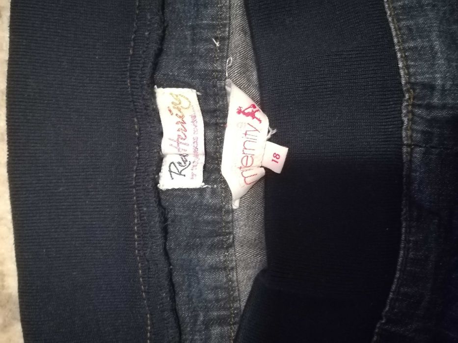 Spodnie ciążowe jeans rozmiar 18/ 44 rurki