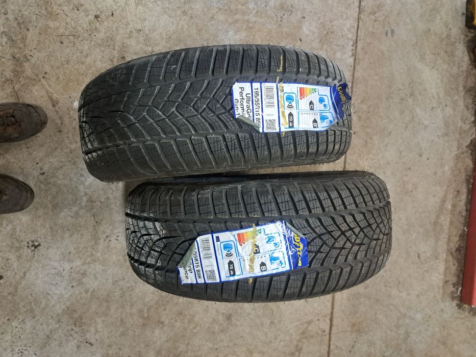 Opony zimowe 195/55/15 goodyear 2017r Nowe