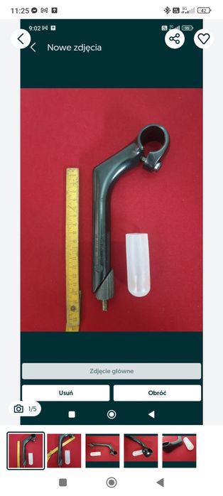 Na sprzedaż Nowy mostek Kalloy,
Długość 60mm,
22,2mm śr