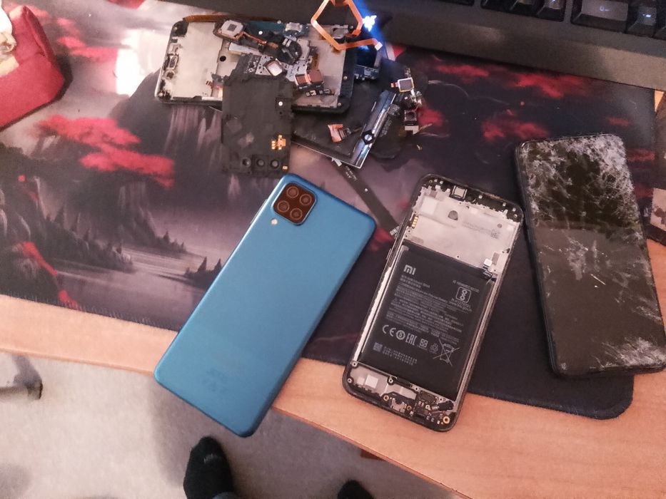 Telemóveis para peças Xiaomi redmi note 7, OPPO a 54 e Samsung A 12