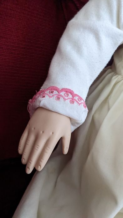 Lalka kolekcjonerska PUPPE porcelanowa twarz